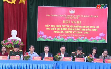 Ứng cử vi&ecirc;n đơn vị bầu cử số 3 HĐND tỉnh tiếp x&uacute;c cử tri
