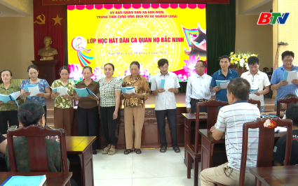 Ươm mầm Quan họ từ những lớp học cộng đồng 