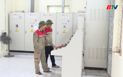 Vận h&agrave;nh c&aacute;c trạm bơm ti&ecirc;u &uacute;ng cho phường Bắc Giang
