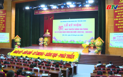 Văn ph&ograve;ng UBND tỉnh kỷ niệm 80 năm ng&agrave;y truyền thống 