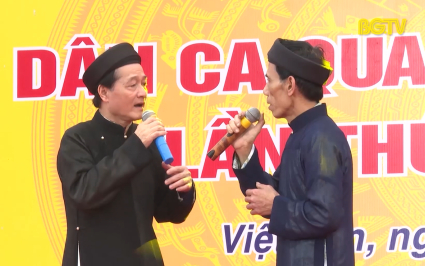 Về hội Bổ Đ&agrave; say trong c&acirc;u h&aacute;t quan họ