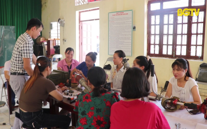Việc l&agrave;m bền vững từ chương tr&igrave;nh gi&aacute;o dục nghề nghiệp ở Sơn Động