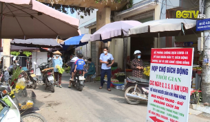 Việt Y&ecirc;n: Họp chợ lu&acirc;n phi&ecirc;n ph&ograve;ng, chống dịch Covid-19
