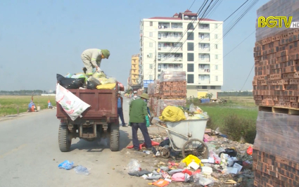 Việt Y&ecirc;n: Tập trung thu gom, xử l&yacute; r&aacute;c thải sinh hoạt