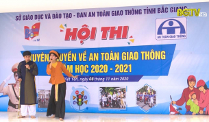 V&ograve;ng chung kết Hội thi tuy&ecirc;n truyền về ATGT năm học 2020 - 2021