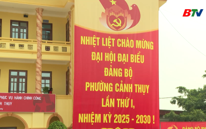 X&acirc;y dựng phường Cảnh Thụy ph&aacute;t triển nhanh, bền vững