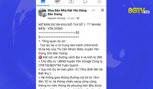 Xử phạt đăng th&ocirc;ng tin sai sự thật về giao b&aacute;n đất