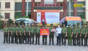 Xuất qu&acirc;n chung tay ủng hộ TP. Hồ Ch&iacute; Minh v&agrave;  c&aacute;c tỉnh miền Nam ph&ograve;ng, chống dịch