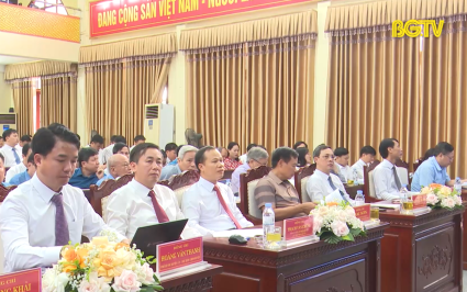 Y&ecirc;n Dũng: Gắn tr&aacute;ch nhiệm với từng tổ chức, c&aacute; nh&acirc;n thực hiện Nghị quyết Đại hội Đảng bộ huyện