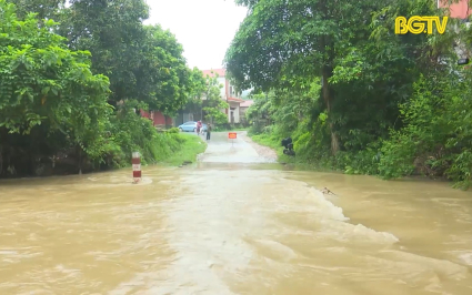 Y&ecirc;n Thế: Mưa lớn g&acirc;y ngập cục bộ 