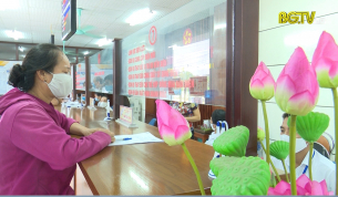 Y&ecirc;n Thế tăng cường ph&ograve;ng, chống dịch tại bộ phận một cửa