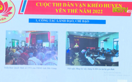 Y&ecirc;n Thế: S&ocirc;i nổi Hội thi "D&acirc;n vận kh&eacute;o"